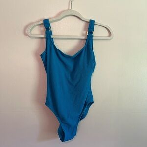 Blue One Piece Swimsuit